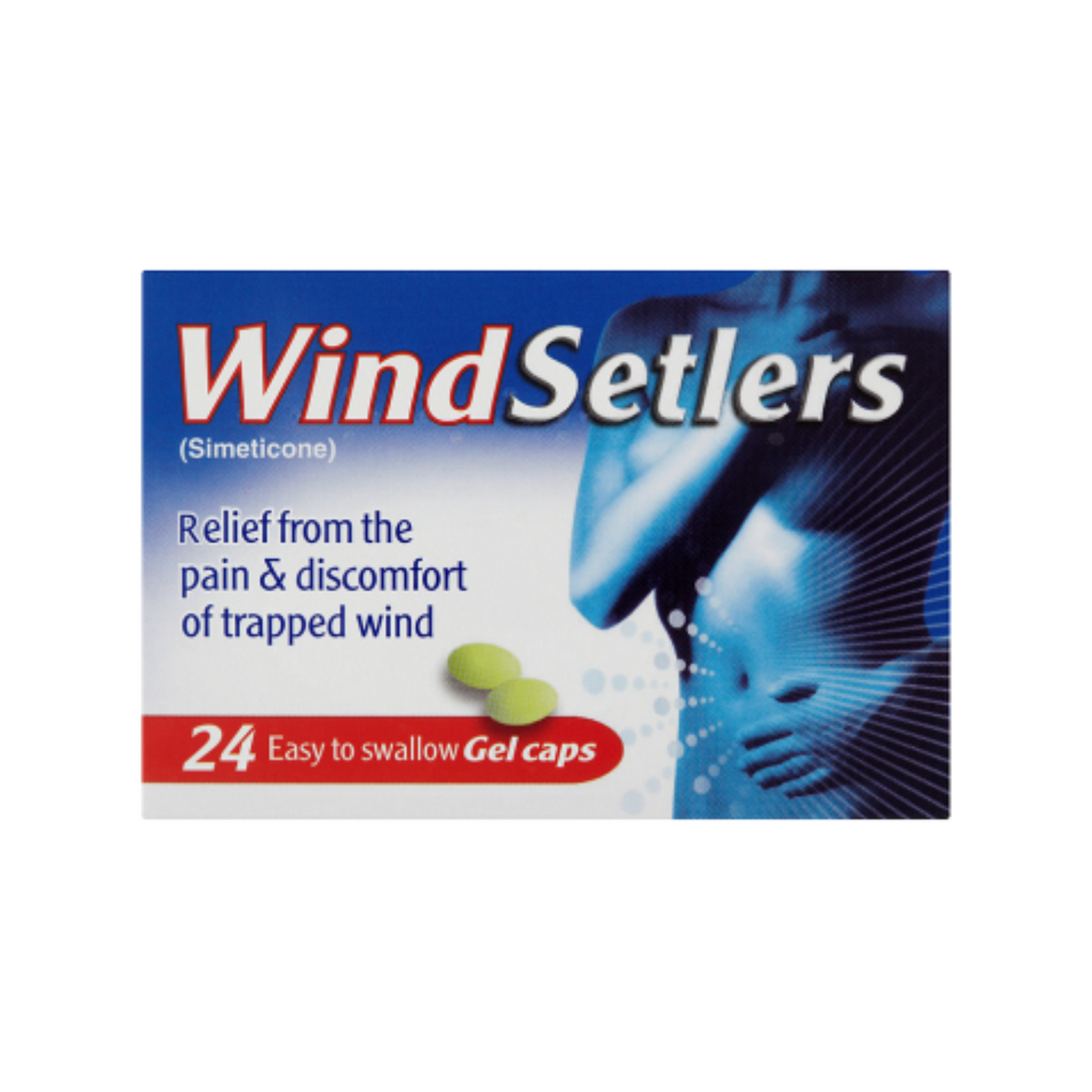 WindSetlers 24 Easy to Swallow Gel Caps