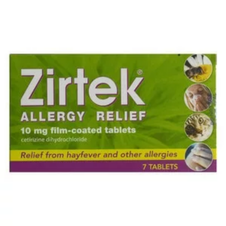 Zirtek Allergy Relief 7 Tablets