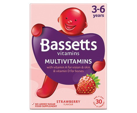Bassetts Vitamins 3-6 Years Multivitamins Strawberry