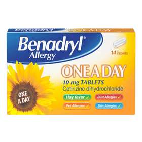 Benadryl Allergy One A Day Tablets 14