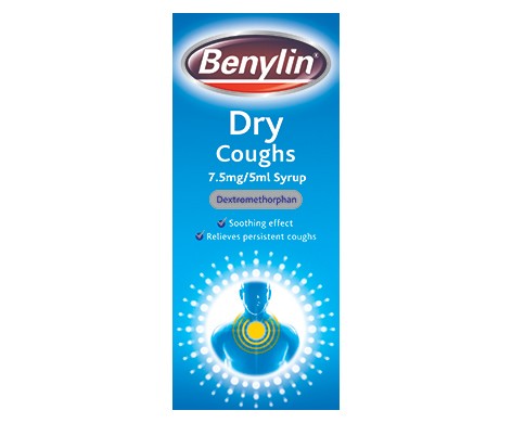 Benylin Dry Coughs 7.5mg/5ml Syrup - 150ml