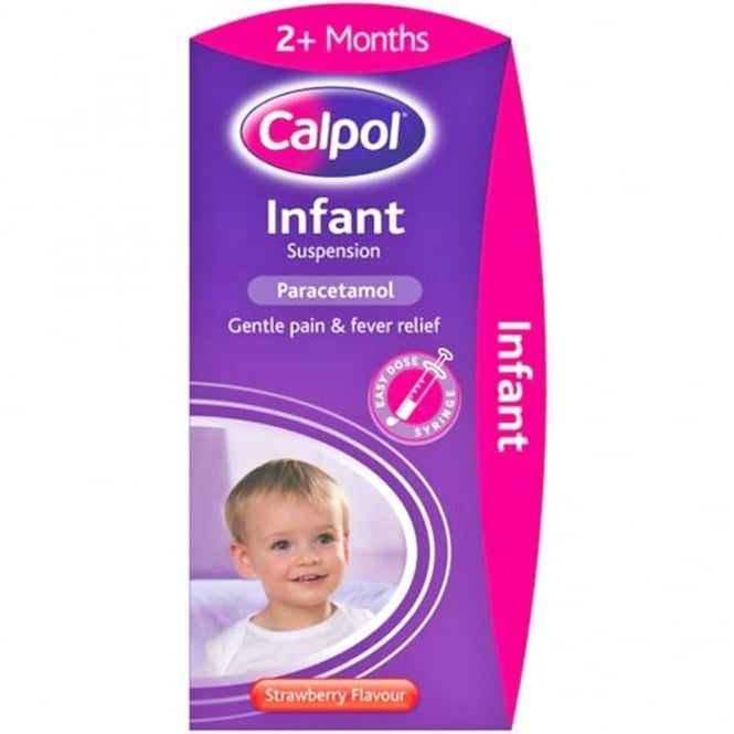 Calpol Infant suspension 125mg/5ml Paracetamol 100ml