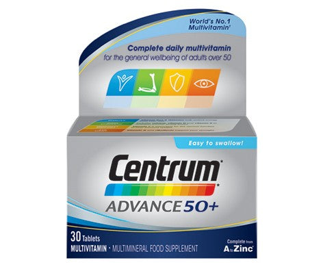 Centrum Advance 50+ Multivitamins 30 tablets