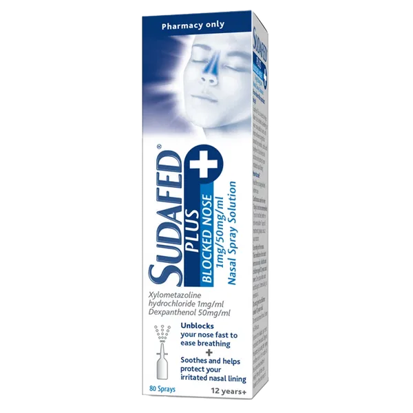 Sudafed Plus Blocked Nose Spray 10ml (P)