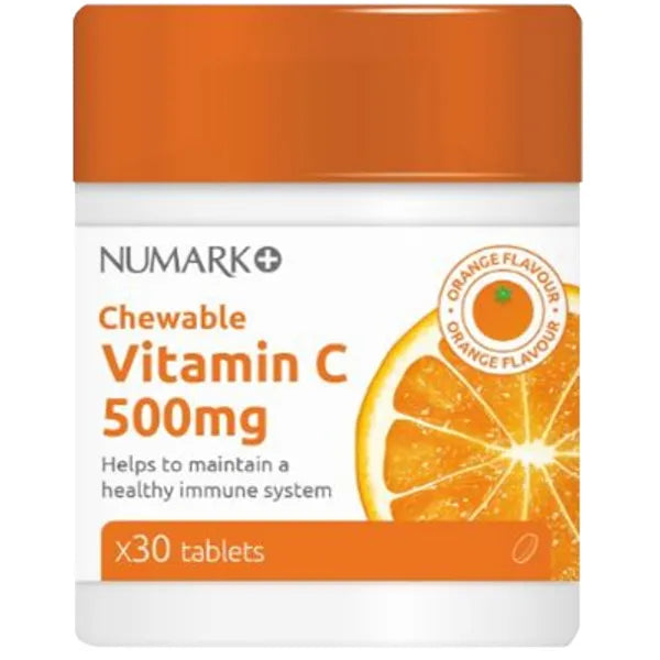Numark Chewable Vitamin C 500mg Tablets Pack of 30