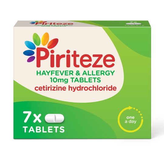 Piriteze Allergy Tablets 7S