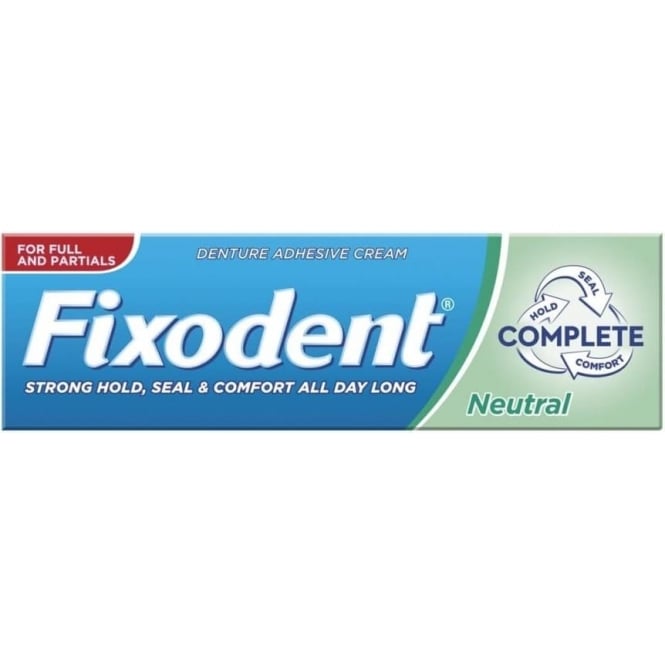 Fixodent Complete Neutral Denture Adhesive Cream 47g