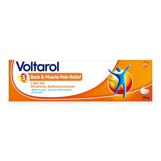 Voltarol Back & Muscle Pain Relief Gel Emulgel - 50g