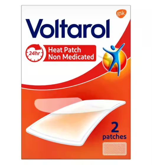 Voltarol Non Medicated Pain Relief Patches Heat Patch 2s