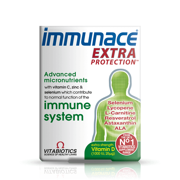 Vitabiotics Immunace Extra Protection Tablets