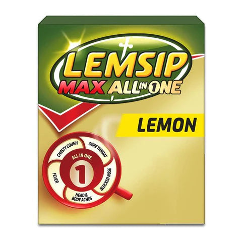 Lemsip Max All in One Lemon 4 Sachets