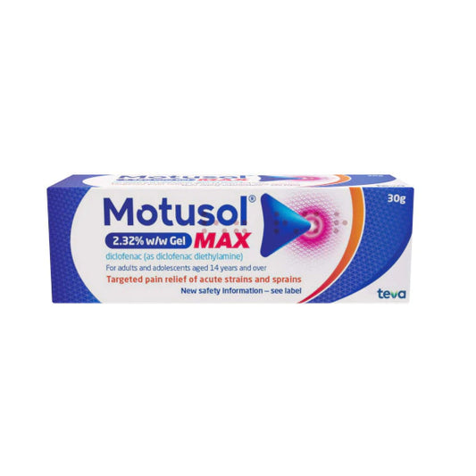Motusol 2.32% W/W Diclofenac max gel 30G