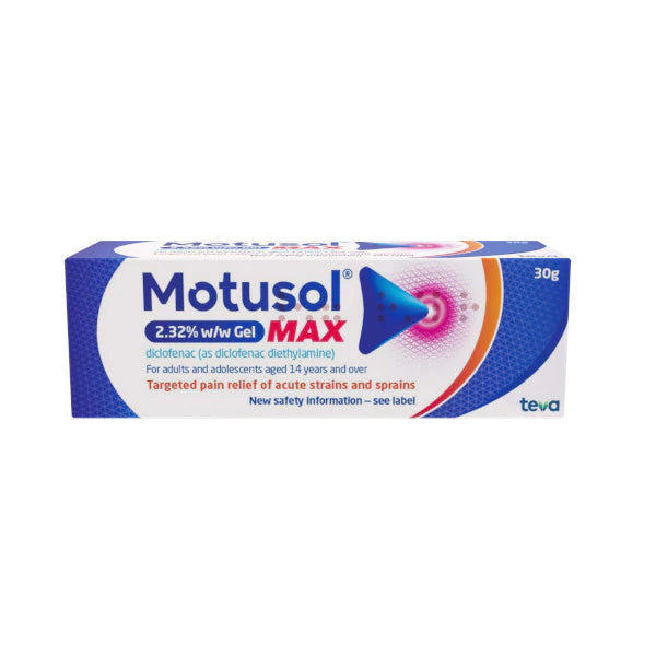Motusol 2.32% W/W Diclofenac max gel 30G