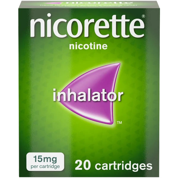 Nicorette Inhalator 15mg – 20 Cartridges