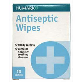 Numark Antiseptic Wipes 10 Sachets