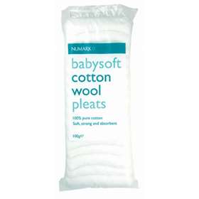 Numark Babysoft Cotton Wool Pleats 100g