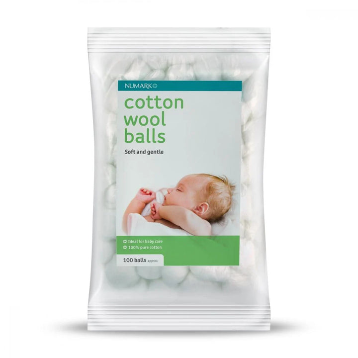 Numark Cotton Wool Puffs 100 Pack