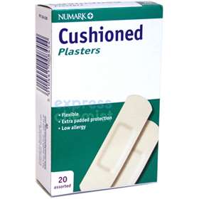 Numark Plasters Asst Cushioned 20