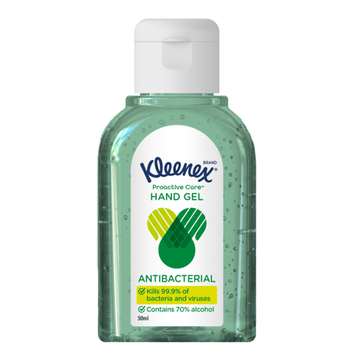 Kleenex Proactive Care Antibacterial Hand Gel – 50ml