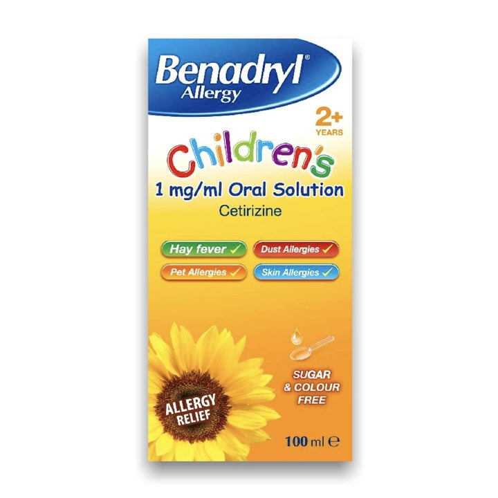Benadryl Allergy Children's 1mg/1ml Oral Solution - 100 ml (P)