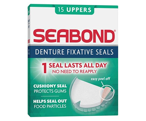 Seabond Denture Fixative Seals Uppers