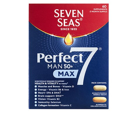 Seven Seas Perfect7 Man 50+ Max - 30 tablets