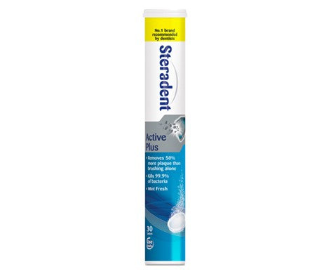 Steradent Active Plus - 30 Tablets