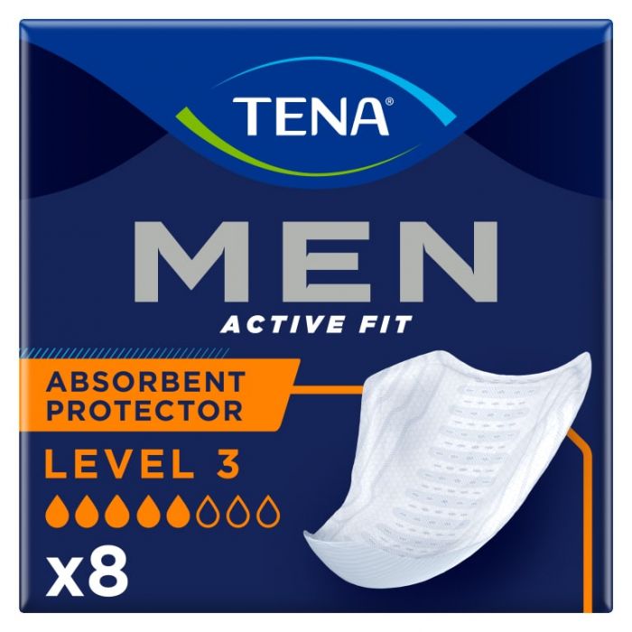 TENA Men Absorbent Protector - Level 3 - Pack of 8