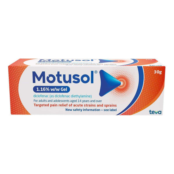 Motusol 1.16% w/w Gel 30g